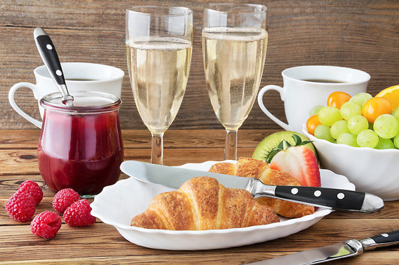 Ontbijten met bubbels